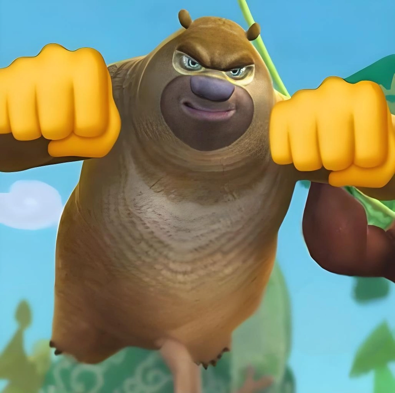 Gấu Boonie meme chất chơi cực bá