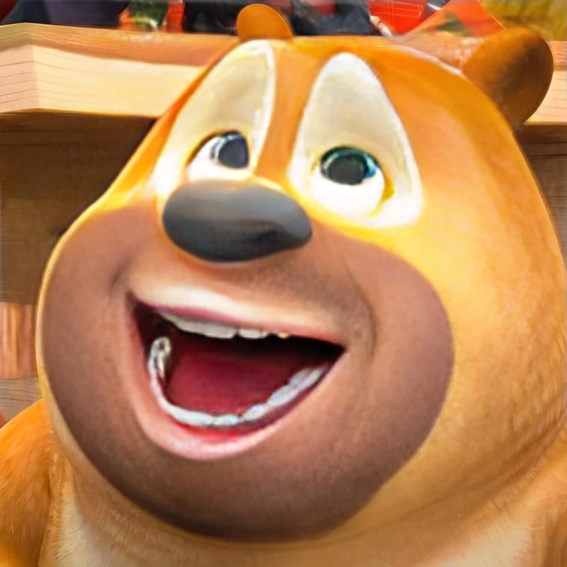 Gấu Boonie meme cực ngầu ấn tượng