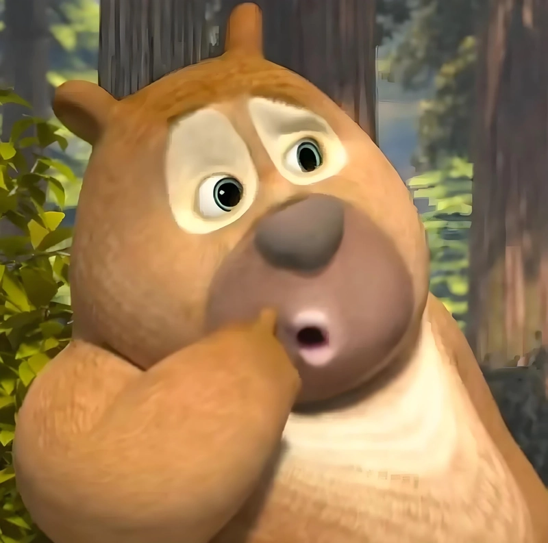 Gấu Boonie meme siêu chất phong cách