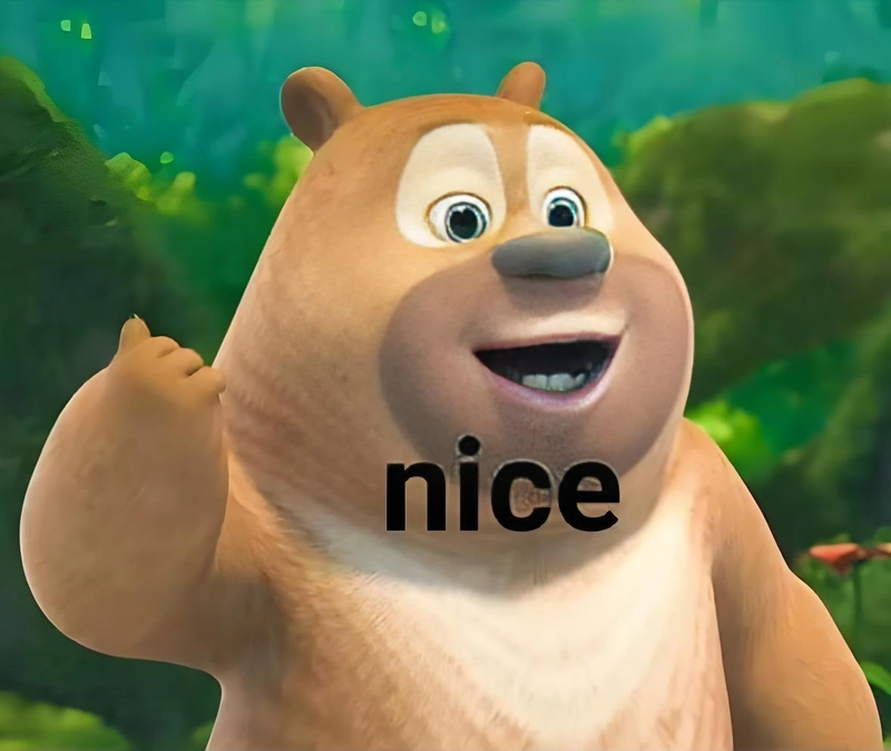 Gấu Boonie meme siêu dễ thương cực hài