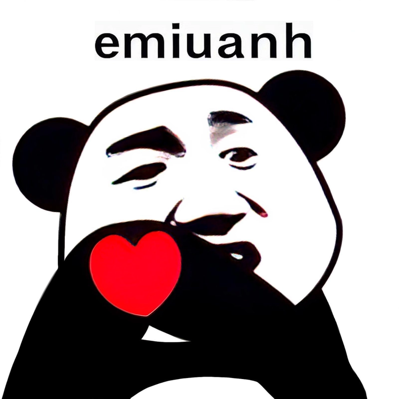 Gấu trúc meme hài bựa độc đáo