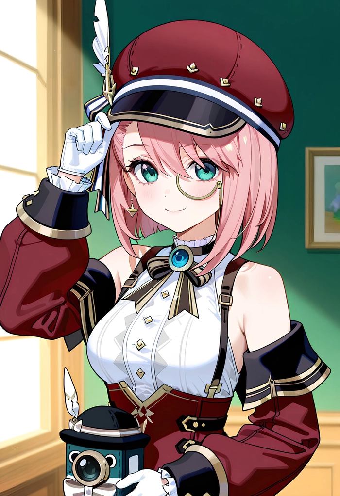 Genshin Impact Charlotte wallpaper anime đẹp