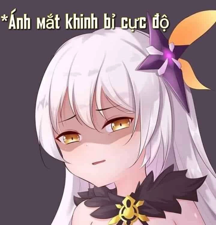 Genshin Impact meme biểu cảm ngộ nghĩnh