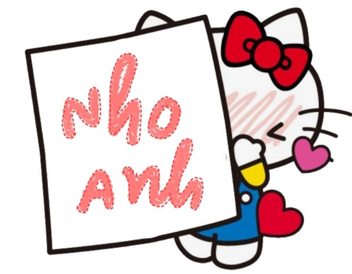 Hello Kitty sticker meme ngộ nghĩnh