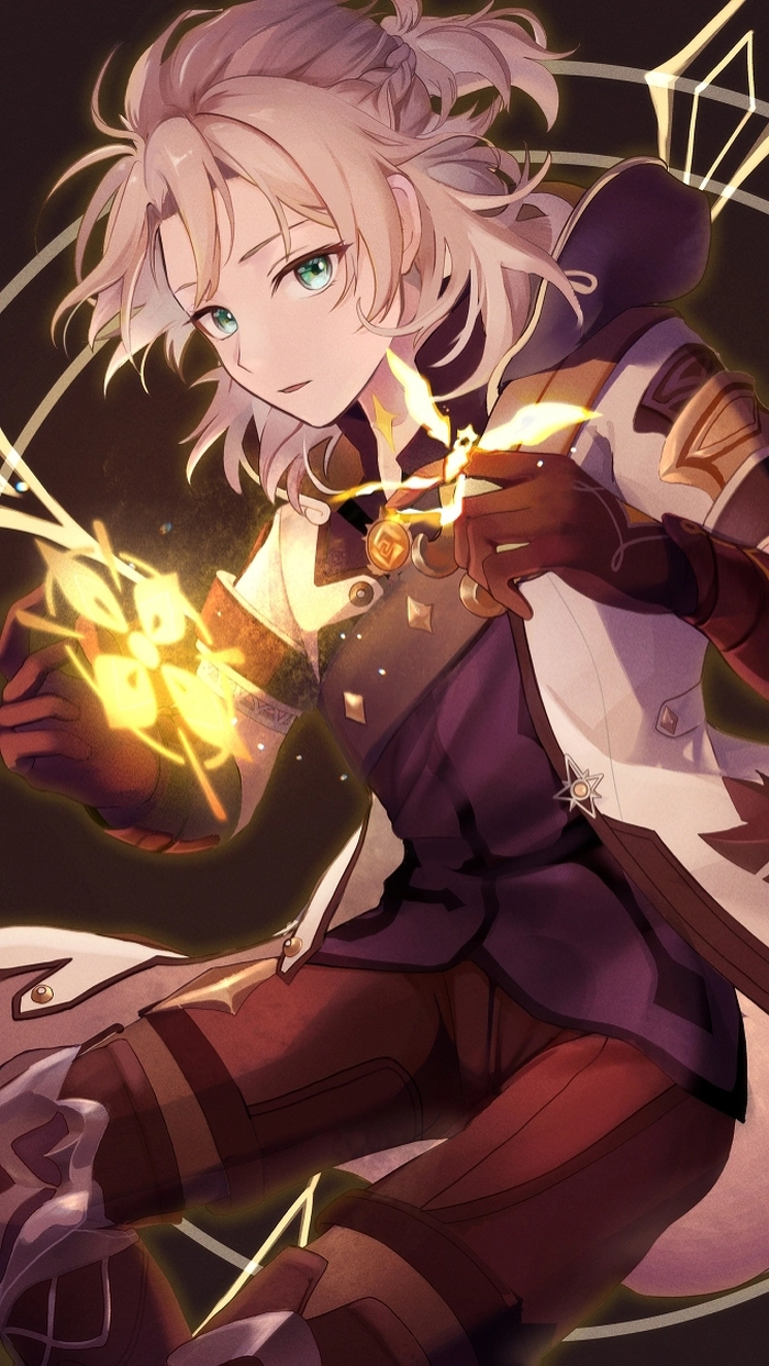 Hình Albedo Genshin Impact chibi đáng nhớ