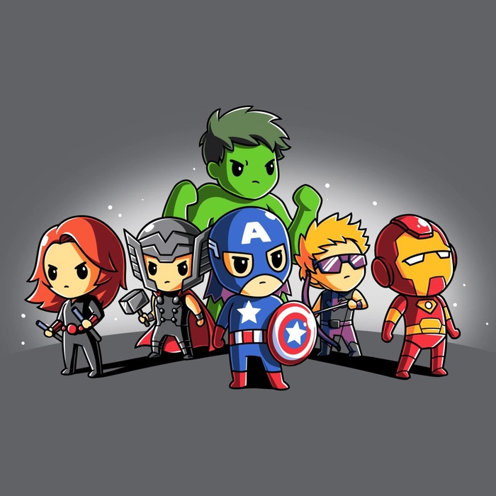 Hình Avenger chibi cute đáng yêu