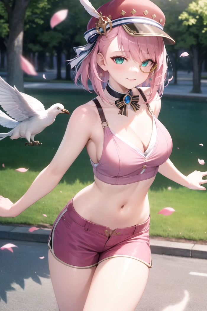 Hình Charlotte Genshin Impact ấn tượng