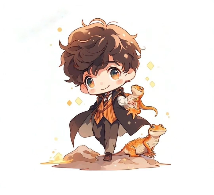 Hình ảnh Harry Potter anime chibi mới