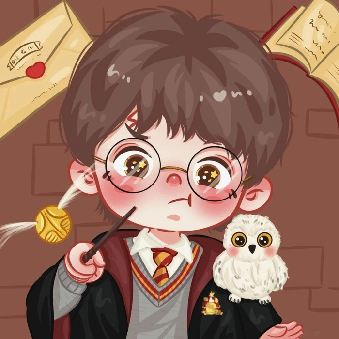 Hình ảnh Harry Potter chibi ngộ nghĩnh