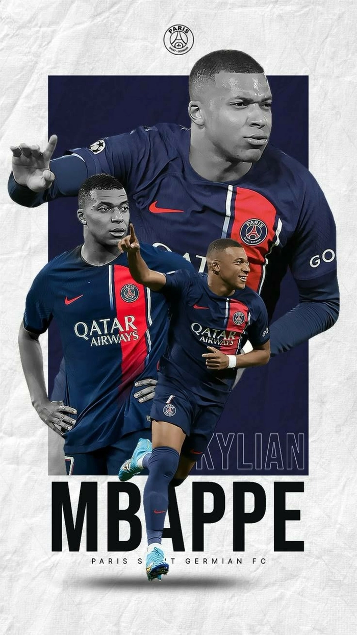Hình ảnh Mbappé ngầu cá tính