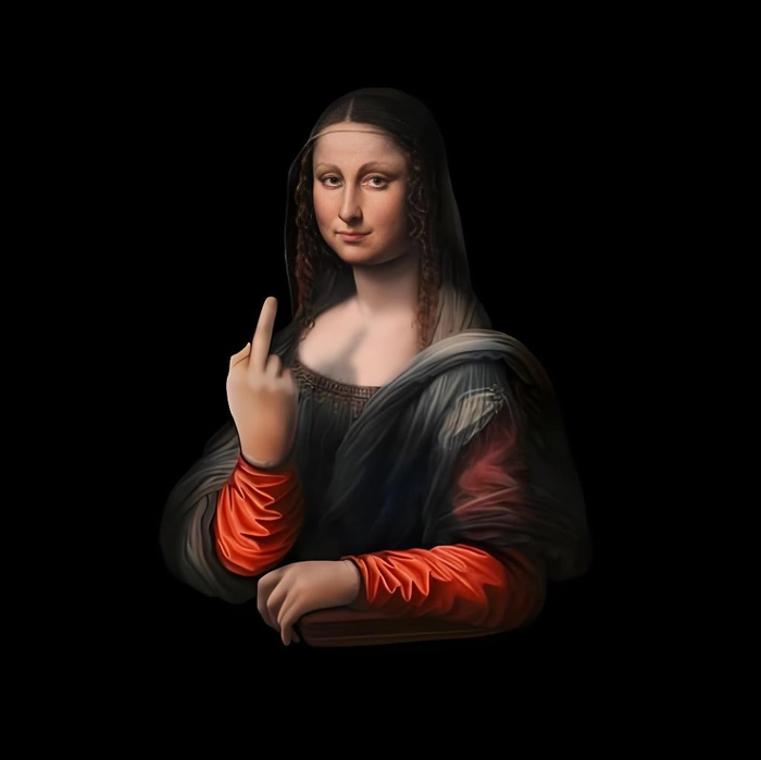 Hình ảnh Mona Lisa chế bá đạo vui nhộn