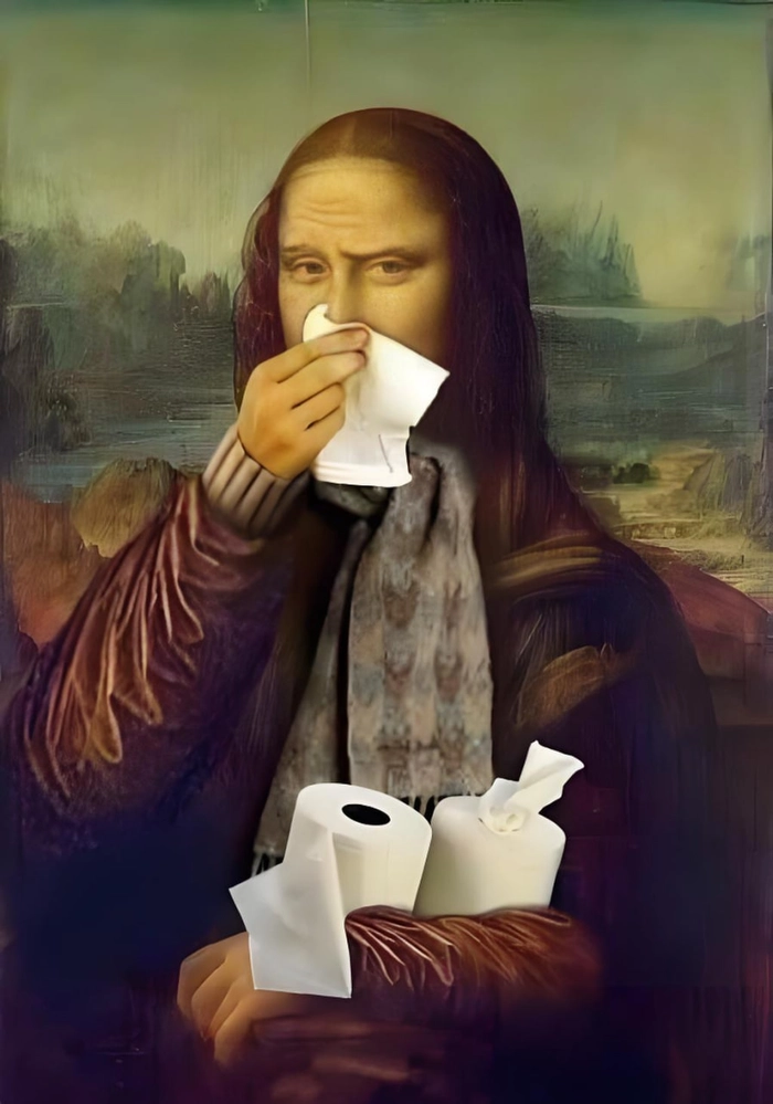 Hình ảnh Mona Lisa meme chế độc đáo