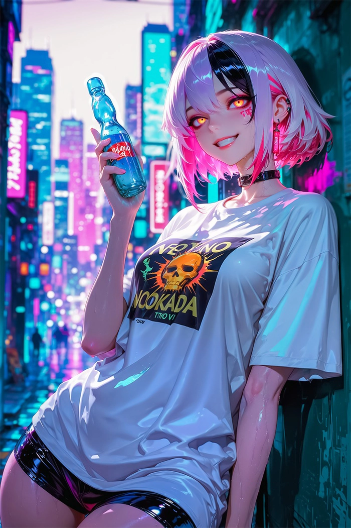 Hình ảnh anime nữ tóc ngắn ngầu