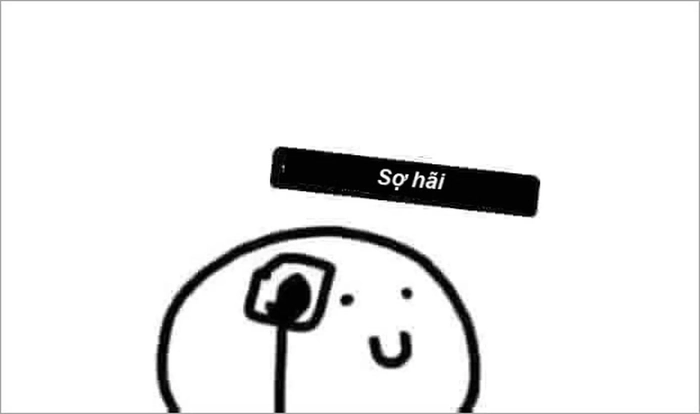 Hình ảnh chế meme sợ hãi