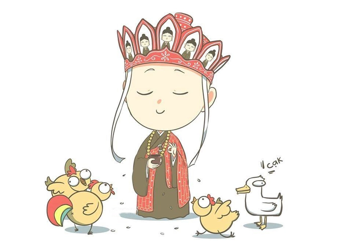 Hình ảnh chibi Đường Tăng cute hết nấc