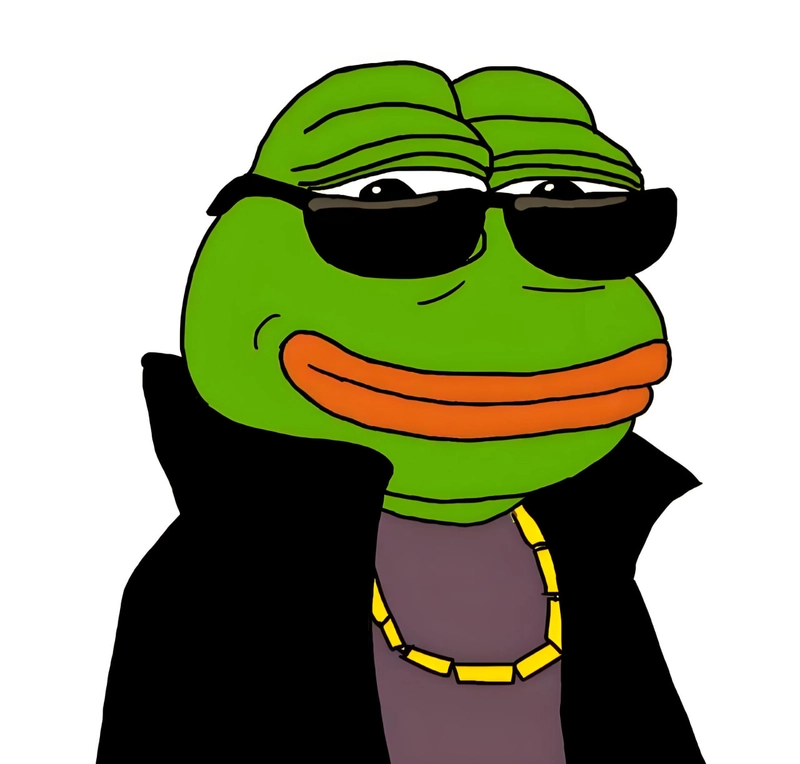 Hình ảnh con ếch xanh meme chế