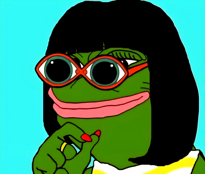 Hình ảnh ếch Pepe meme dễ thương