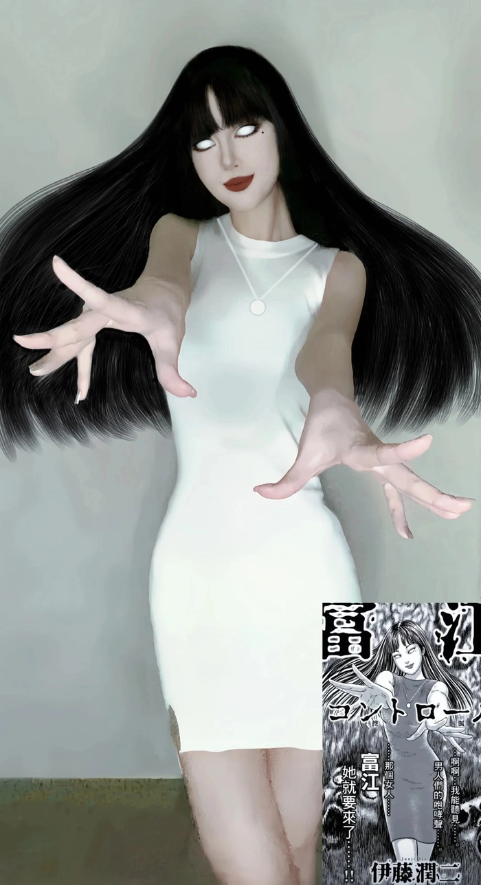 Hình ảnh gái xinh cosplay ma nữ trẻ trung