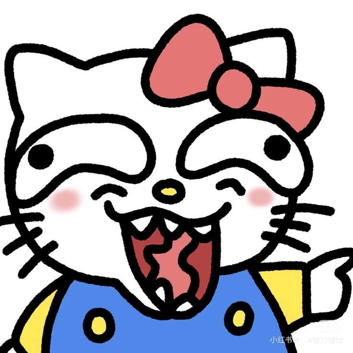 Hình ảnh meme Hello Kitty cute siêu hài