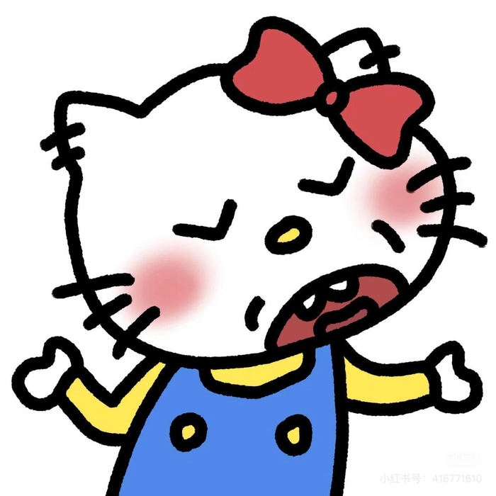 Hình ảnh meme Hello Kitty troll vui nhộn