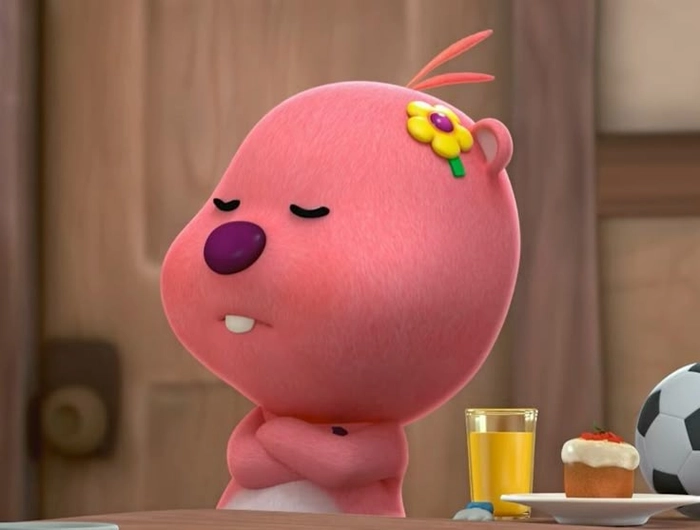 Hình ảnh meme Loopy ngộ nghĩnh