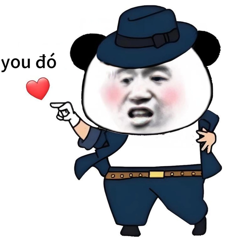 Hình ảnh meme gấu trúc yêu
