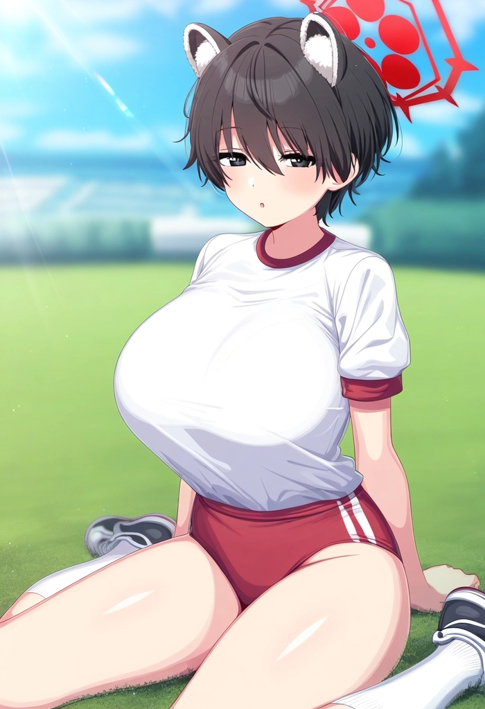 Hình anime Tsubaki Blue Archive ngọt ngào