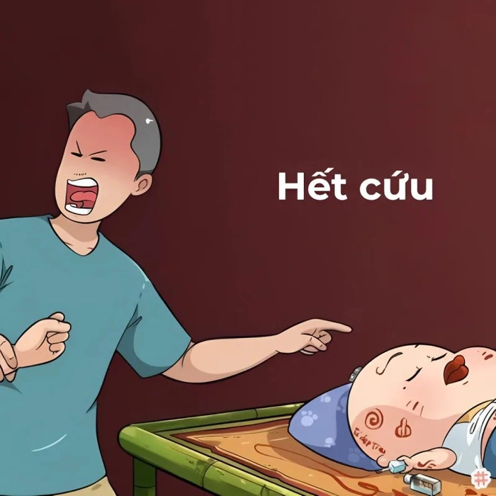 Hình meme hết cứu vui nhộn hài hước