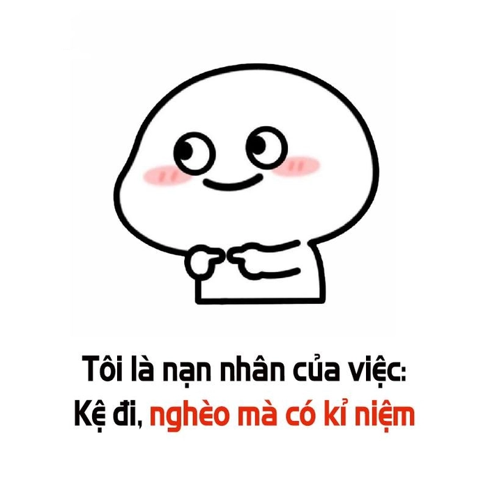 Hình meme hết tiền vui nhộn