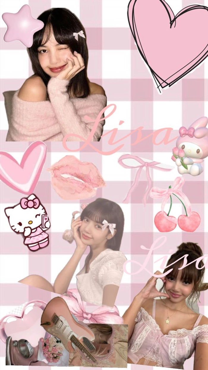 Hình nền Lisa cute đầy năng lượng