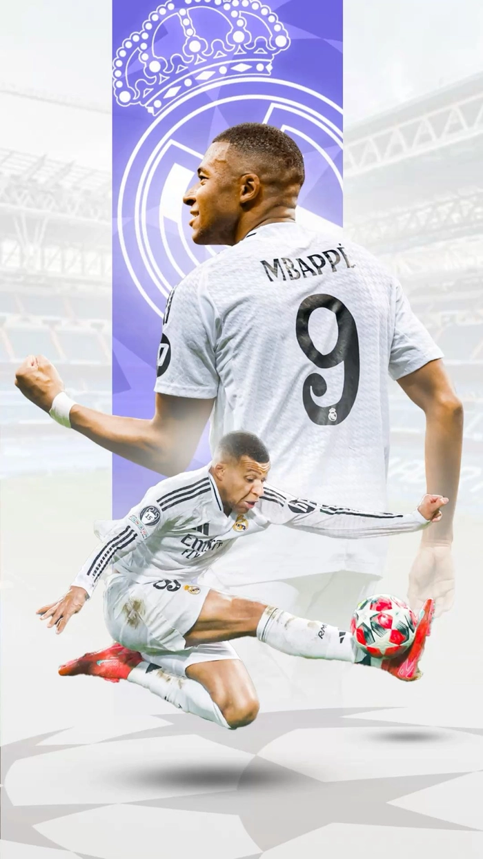 Hình nền Mbappé 4K ăn mừng bàn thắng