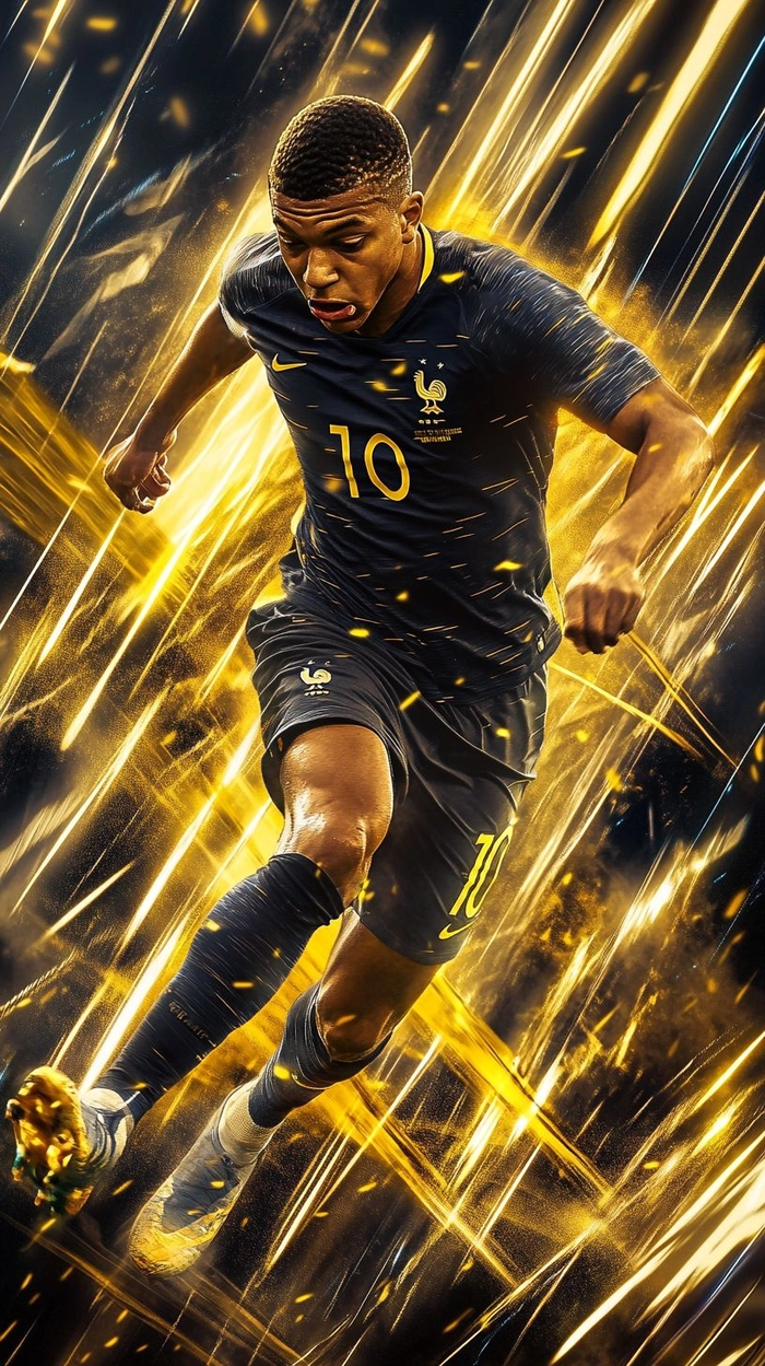 Hình nền Mbappé 4K siêu sắc nét