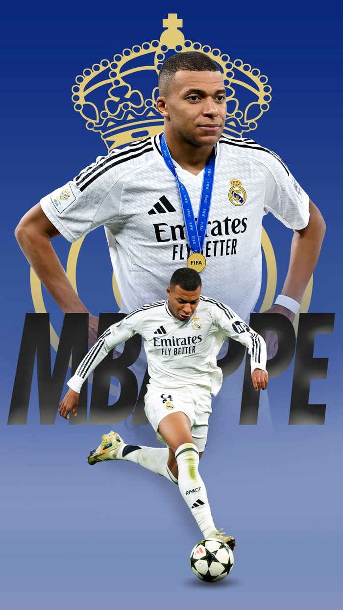 Hình nền Mbappé cho fan bóng đá