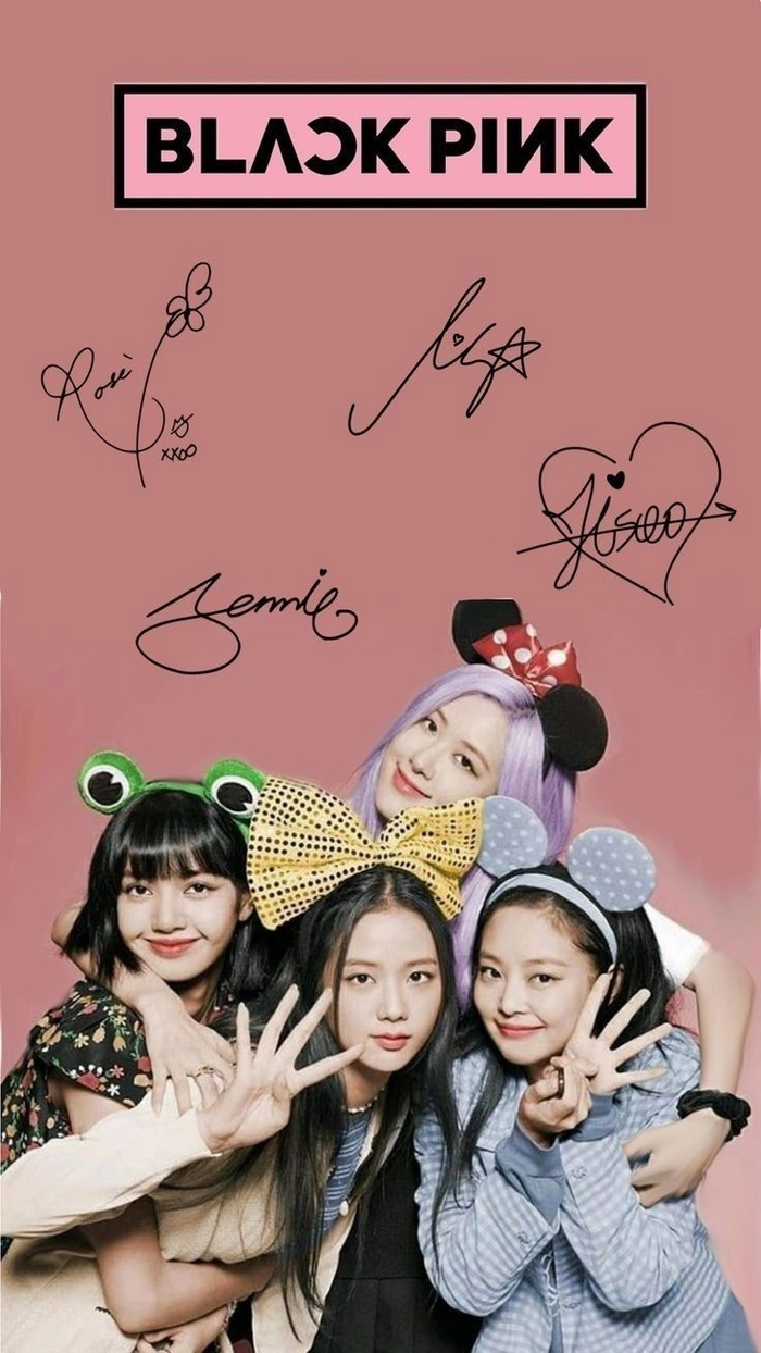 Hình nền đen hồng Blackpink cá tính
