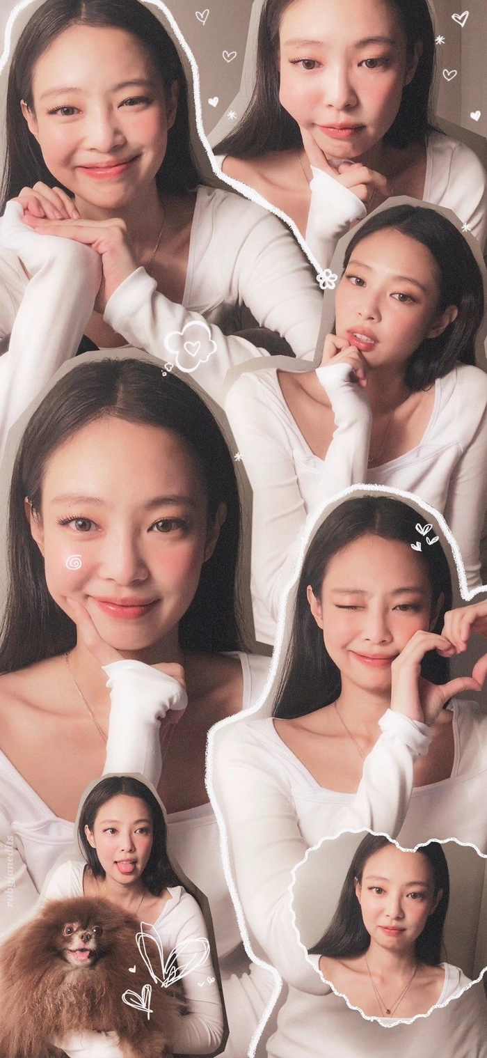 Jennie chibi wallpaper