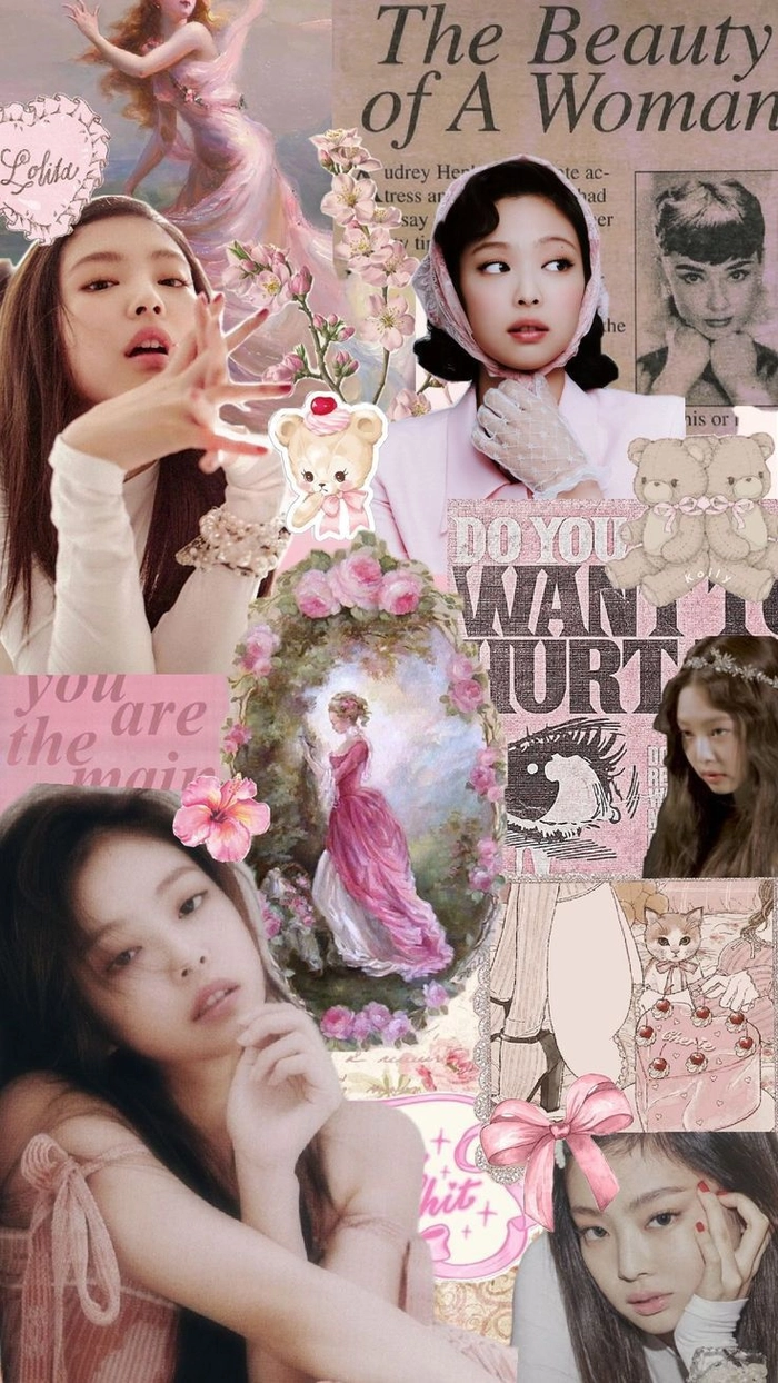 Jennie nền điện thoại cute