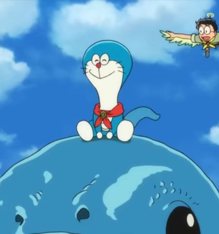 Meme Doraemon giơ ngón giữa vui nhộn