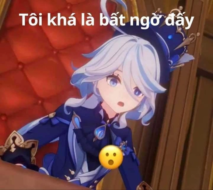 Meme Genshin Impact biểu cảm hài