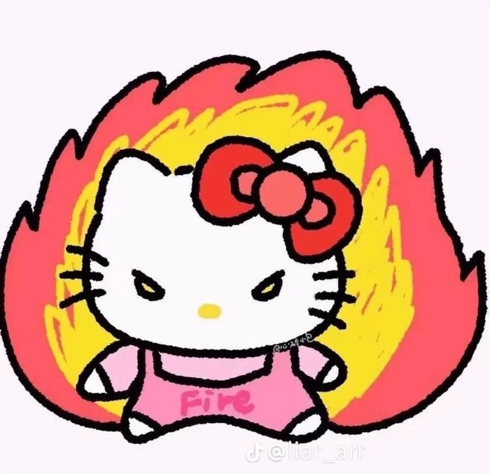 Meme Hello Kitty cute hài khó đỡ