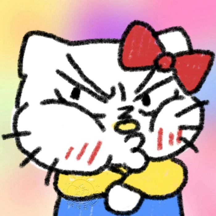 Meme Hello Kitty giơ ngón giữa bá đạo