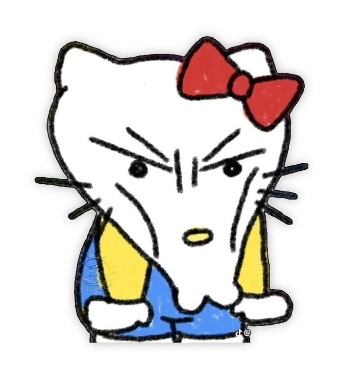 Meme Hello Kitty hài vui cười