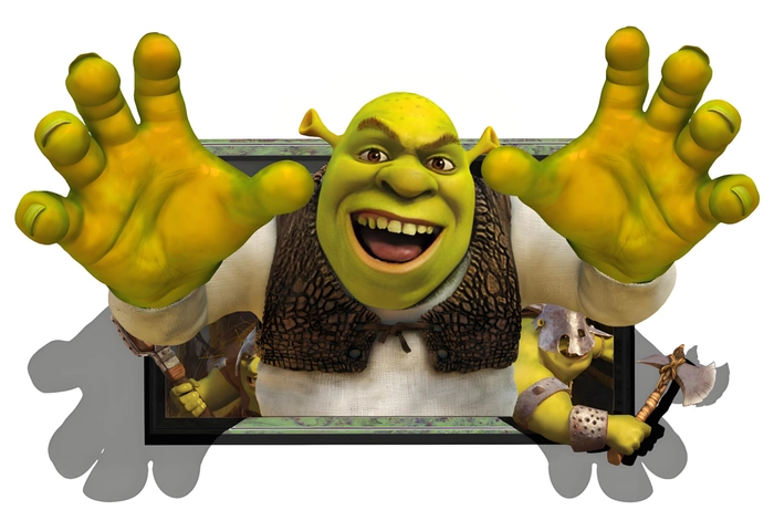 Meme Shrek dí dỏm