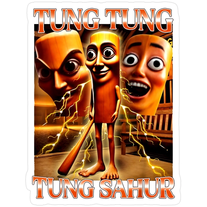 Meme Tung Tung Tung Sahur cười thả ga