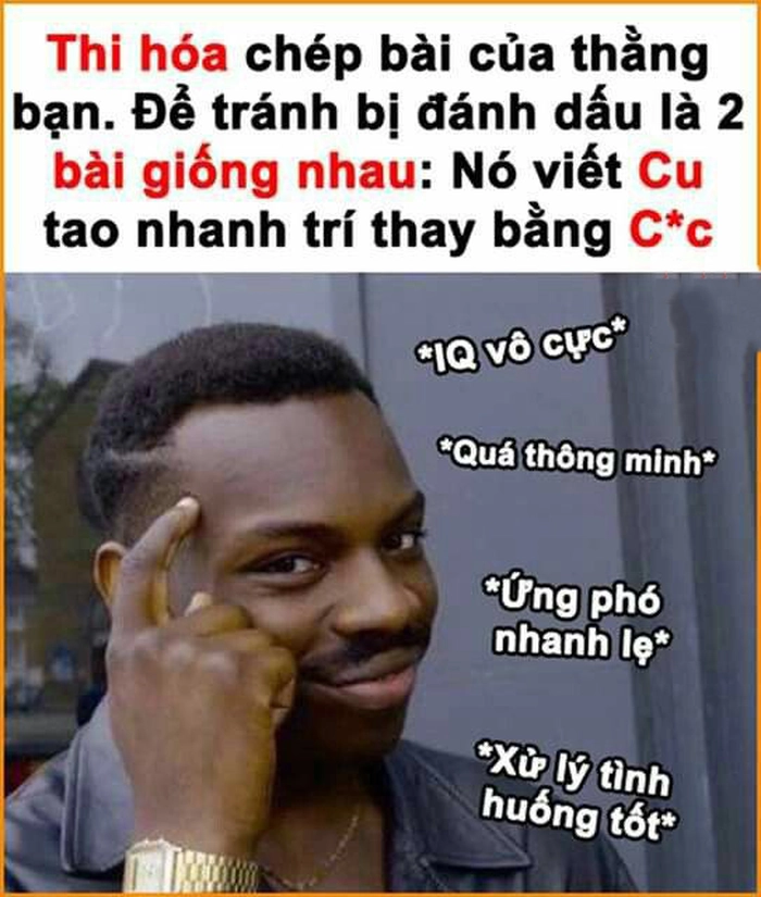 Meme anh da đen với biểu cảm lầy