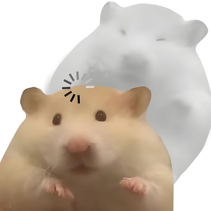 Meme chuột Hamster cầm thánh giá bá đạo