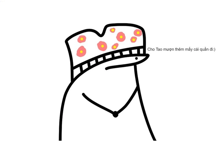 Meme đội quần chế hài hước