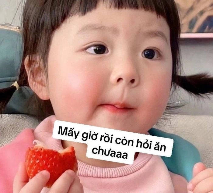 Meme em bé cute đáng yêu chuẩn thiên thần nhỏ