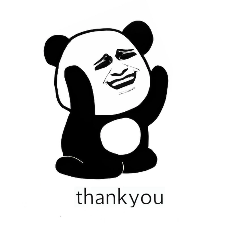Meme gấu trúc cảm ơn cute hết nấc