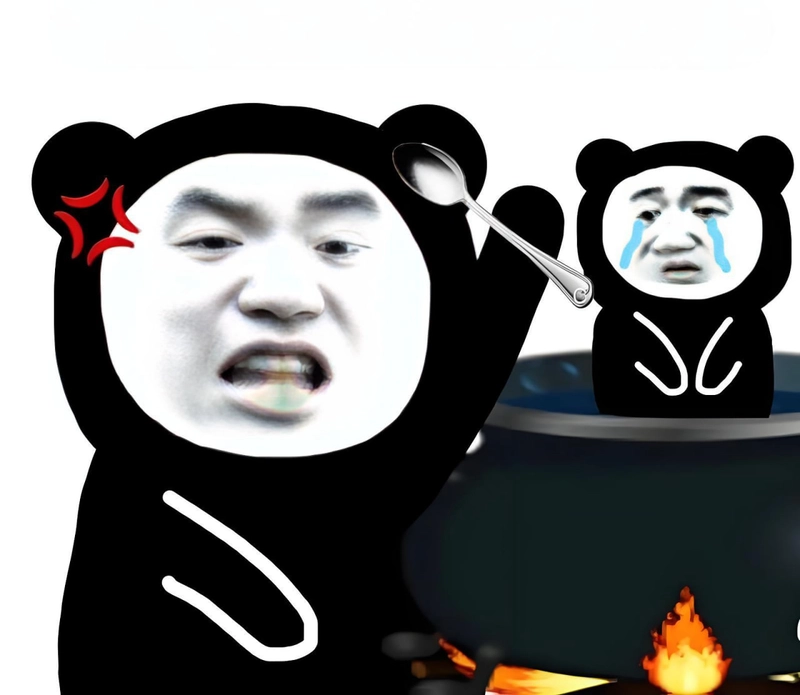 Meme gấu trúc châm biếm cực chất