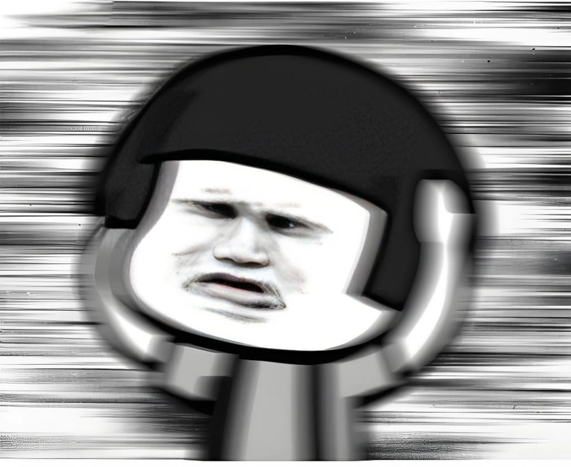 Meme gấu trúc kinh dị phong cách Baozou